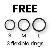 Cyber silicock - Strap-On Harnas met 3 Gratis Ringen