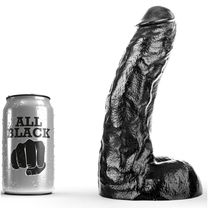 All Black - Dong 25,5 CM - Anale en Vagina Dildo