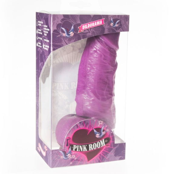 Pink room - Realistische Dildo Paars 17 cm