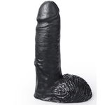 Realistische Dildo Zwart Cesar 19 cm