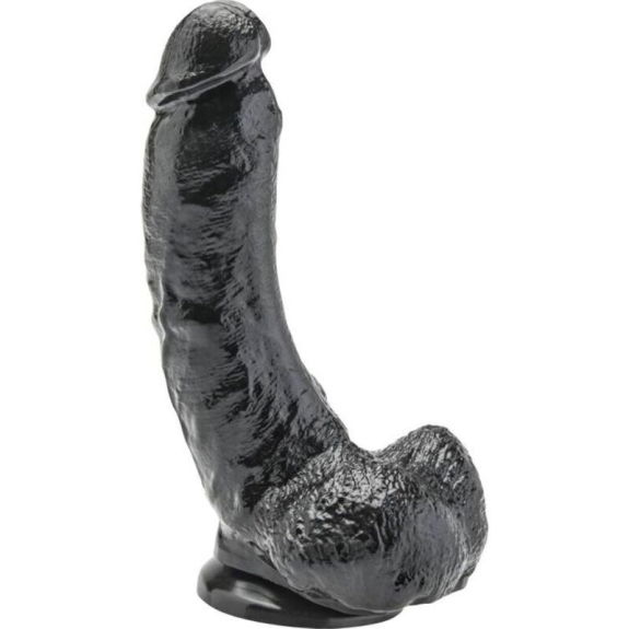 Get real - Realistische Dildo 20,5 cm met Ballen Zwart