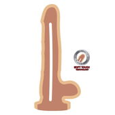 Realistische Dildo met Dubbele Dichtheid 18 cm Ballen Hu