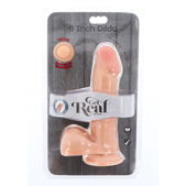 Realistische Dildo met Dubbele Dichtheid 18 cm Ballen Hu