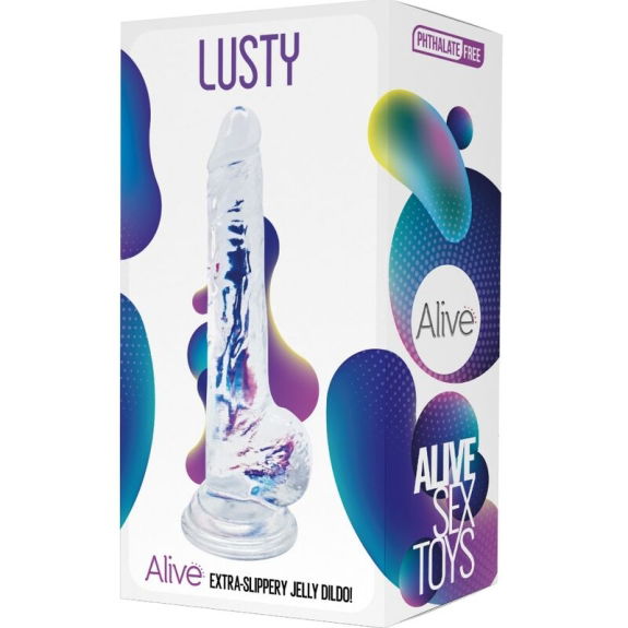 Alive - Lusty Realistische Dildo Transparant 18 cm