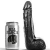 All Black - Zwarte Realistische Dildo 20 cm
