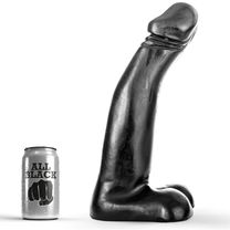 All Black - Realistische Zwarte Fistende Dildo 29 CM