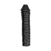 All Black - Stimulerende 38 cm Zwarte Dildo