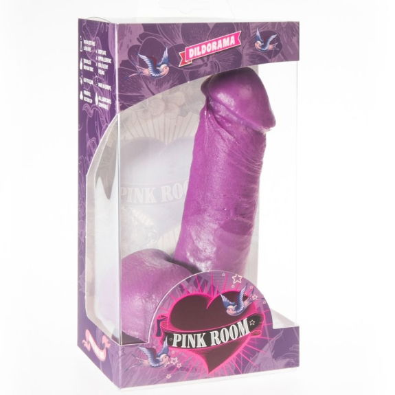 Pink room - Realistische Dildo Paars 16 cm