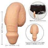 Silicone Verpakking Penis 12.75 cm Huidkleurig