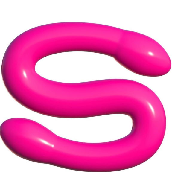 Classix - Dubbele Dildo - Flexibel 43,7 cm Roze