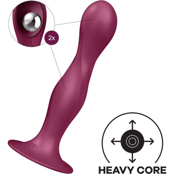 Satisfyer plugs - Dubbele Ball-R Siliconen Dildo Granaat