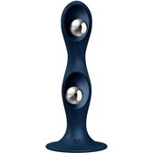 Satisfyer plugs - Satisfyer Double Ball-R Blue Dildo