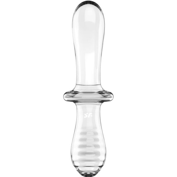 Satisfyer Dubbele Kristal Dildo Transparant