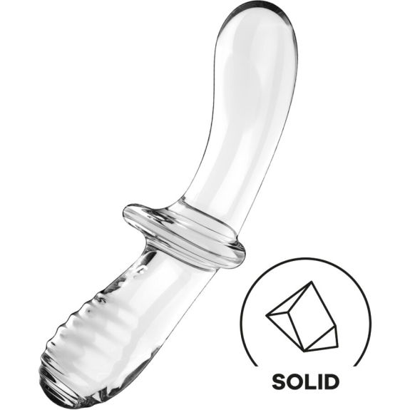 Satisfyer Dubbele Kristal Dildo Transparant