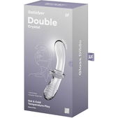 Satisfyer Dubbele Kristal Dildo Transparant