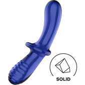 Satisfyer - Dubbele Kristal Dildo Blauw