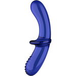 Satisfyer - Dubbele Kristal Dildo Blauw