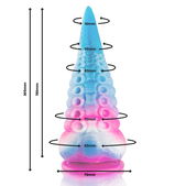 Epic - Phorcys Blauwe Tentakel Dildo Groot Formaat