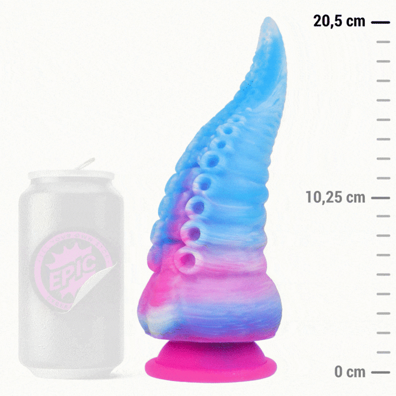 Epic - Phorcys Blauwe Tentakel Dildo Groot Formaat