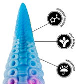 Epic - Phorcys Blauwe Tentakel Dildo Groot Formaat
