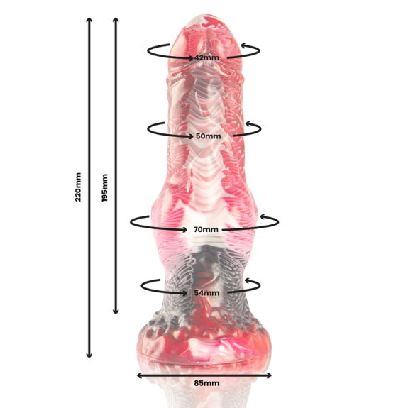 Epic - Helios Dildo Met Testikels Warmte En Extase