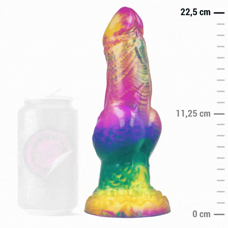Epic - Iris Dildo Met Regenboog Testikels Van Plezier