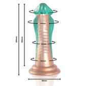 Epic - Python Siliconen Dildo Cobra Groen
