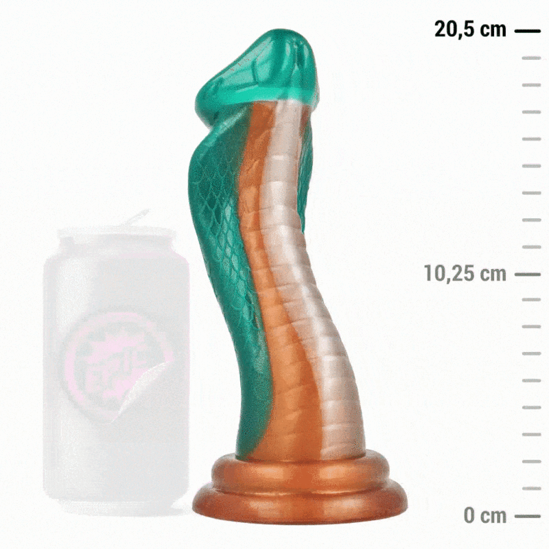Epic - Python Siliconen Dildo Cobra Groen