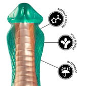 Epic - Python Siliconen Dildo Cobra Groen