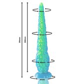 Scylla Fluorescerende Dunne Tentakel Dildo Grote Maat