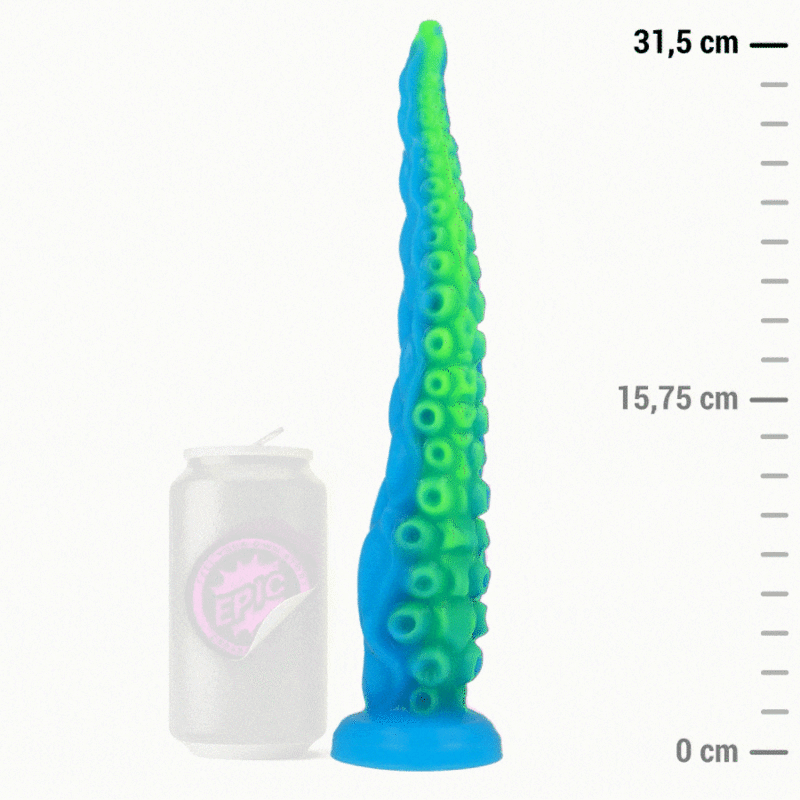 Scylla Fluorescerende Dunne Tentakel Dildo Grote Maat