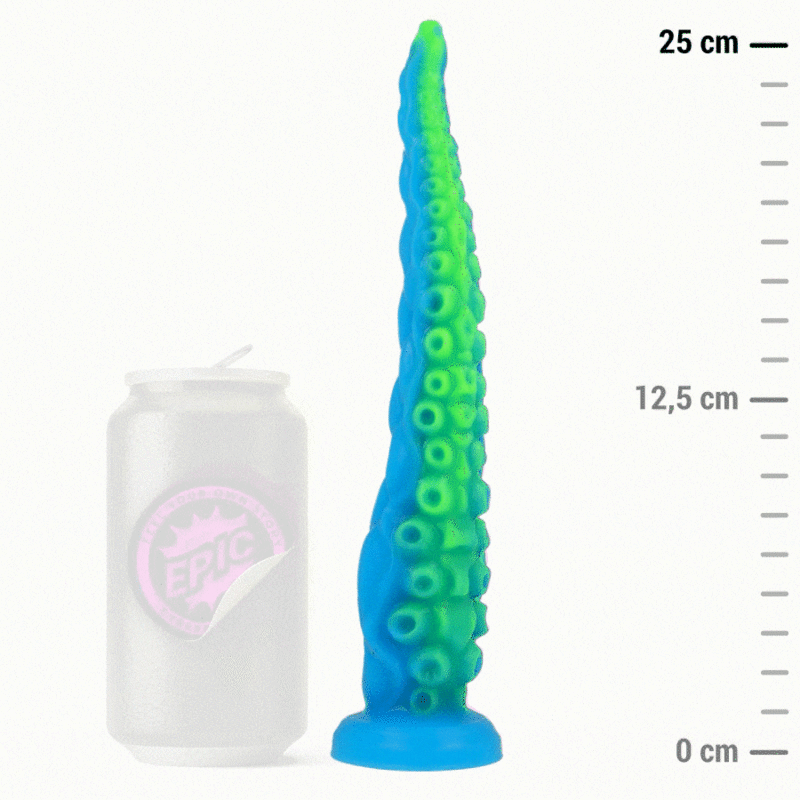 Scylla Fluorescente Dunne Tentakel Dildo Klein Formaat