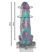 Epic - Basilisk Dildo Dubbel Schubben Plezier Grote Maat