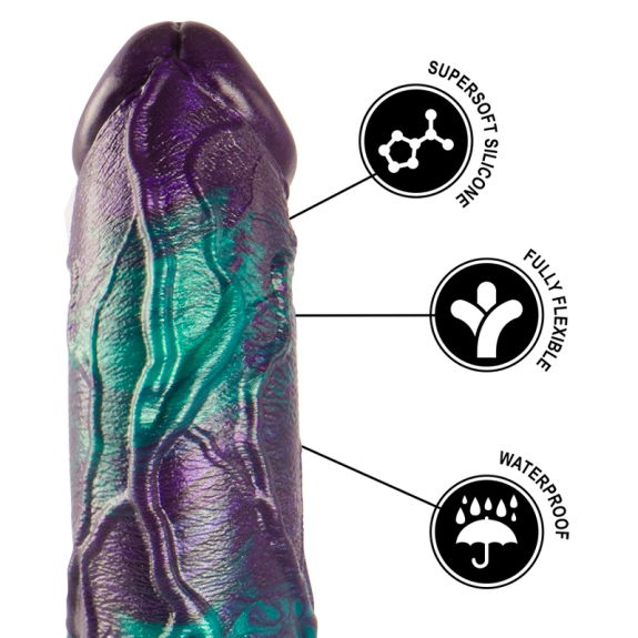 Epic - Basilisk Dildo Dubbel Schubben Plezier Grote Maat