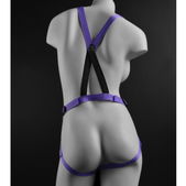 Dillio - Stijlvol 7-Inch Strap-On Suspender Harnas Set