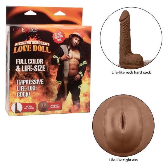 Sergeant Love Doll - Levensgrote opblaaspop met 2 liefde