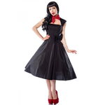 Rockabilly jurk zwart
