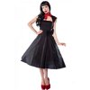 Rockabilly jurk zwart