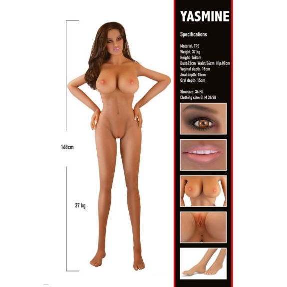 Glamoureuze en Exotische Yasmine - Levensgrote Liefdespo