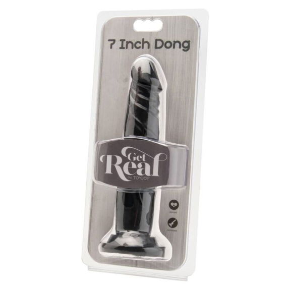 Get real - Realistische Dong 18 cm Zwart