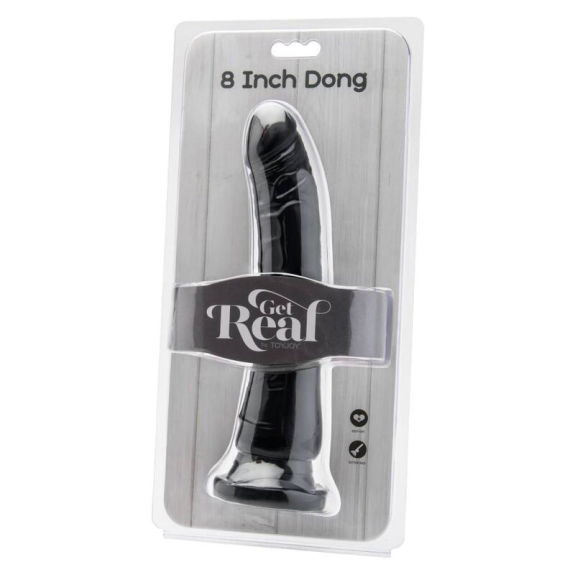 Get real - Realistische Penisvormige Dildo 20,5 cm Zwart