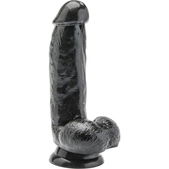 Get real - Realistische Dildo 12 Cm Met Ballen Zwart
