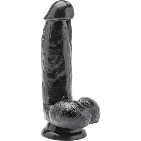 Get real - Realistische Dildo 12 Cm Met Ballen Zwart
