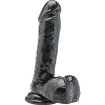 Get real - Realistische Dildo 18 cm Met Ballen Zwart