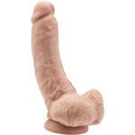 Realistische Dildo 20,5 cm met ballen huid
