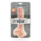 Get real - Duale Dichtheid Dildo 25,5 cm - Ballen Huid