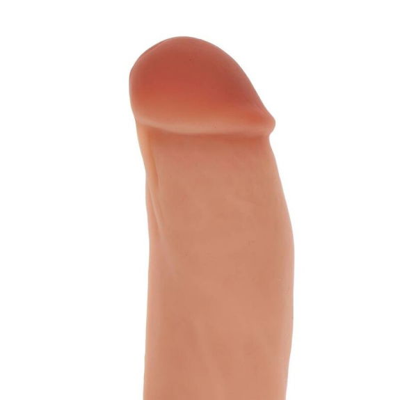 Get real - Silicone Dildo 18 cm met Ballen Huidskleur