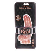Get real - Silicone Dildo 18 cm met Ballen Huidskleur