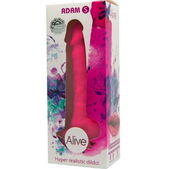 Alive - Adam's Realistische Penis Fuchsia 17.75 cm