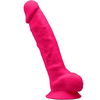 Realistische Dildo Premium Silexpan Siliconen Fuchsia 23